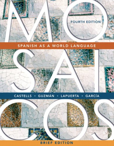 Mosaicos: Spanish as a World Language, Brief Edition Value Pack (includes Vistas culturales Video Guide & Vistas culturales Video DVD) (9780205671267) by Matilde Olivella De Castells; Elizabeth E. GuzmÃ¡n; Paloma E. Lapuerta; Carmen GarcÃ­a