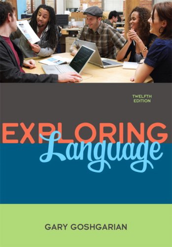 Stock image for Exploring Language for sale by Better World Books