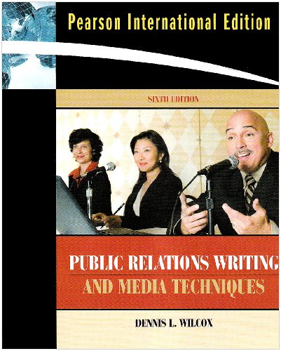 Beispielbild fr Public Relations Writing and Media Techniques zum Verkauf von ThriftBooks-Dallas