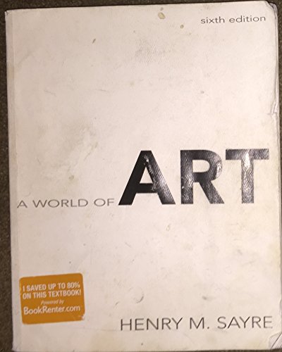 Imagen de archivo de A World of Art (6th Edition) a la venta por Orion Tech