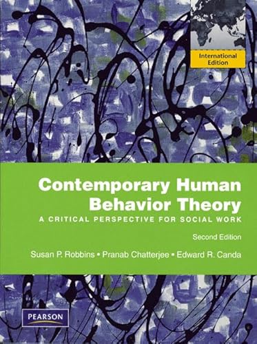 9780205680634: Contemporary Human Behavior Theory: A Critical Perspective for Social Work: International Edition