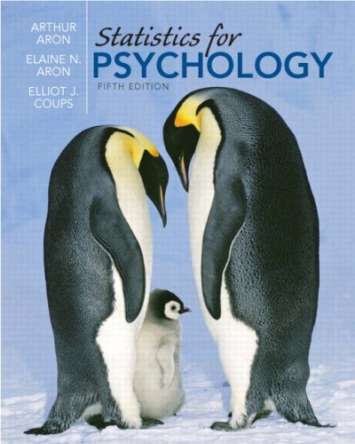 Stock image for Statistics for Psychology Value Pack (includes Study Guide and Computer Workbook for Statistics for Psychology & SPSS 16.0 CD ) for sale by Iridium_Books