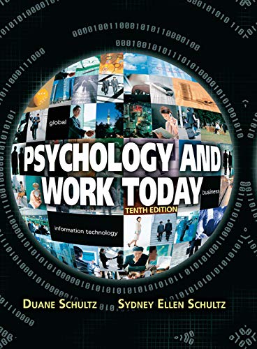 Stock image for Psychology and Work Today, 10th Edition for sale by SecondSale