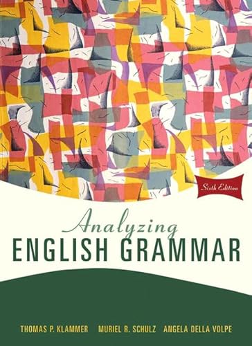 9780205685943: Analyzing English Grammar:United States Edition