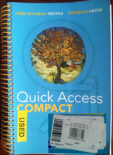 9780205687343: Quick Access Compact (Qa)