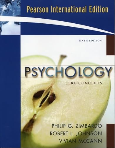 9780205687893: Psychology: Core Concepts: International Edition