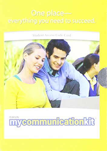 Imagen de archivo de Pearson MyCommunicationKit: Student Access Code Card (Movies & Meaning: An Introduction to Film) a la venta por BookHolders