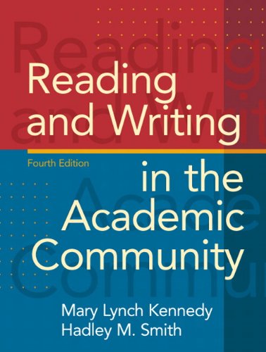 9780205689460: Reading and Writing in the Academic Community