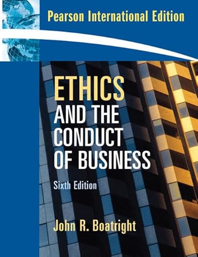 Stock image for Ethics and the Conduct of Business for sale by Hay-on-Wye Booksellers