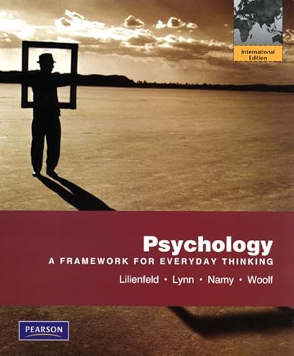 Stock image for Psychology: A Framework for Everyday Thinking: International Edition for sale by Phatpocket Limited