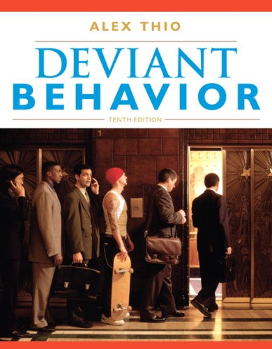 Stock image for Deviant Behavior: United States Edition Thio, Alex for sale by BennettBooksLtd
