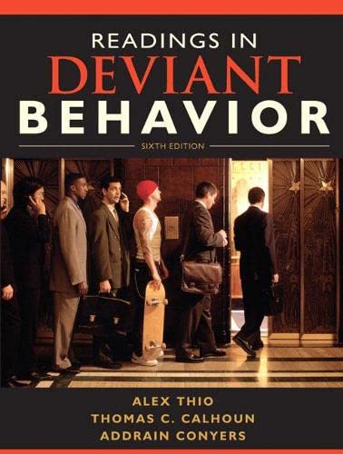 Imagen de archivo de Readings in Deviant Behavior a la venta por Zoom Books Company