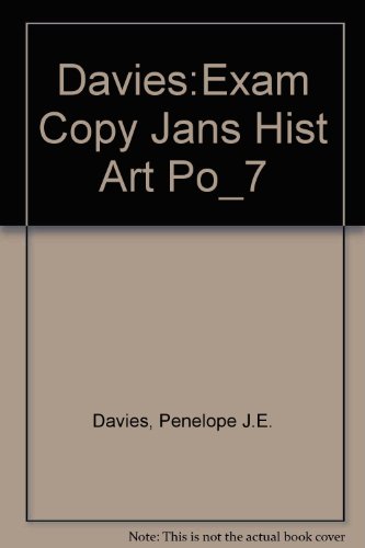 Stock image for Exam Copy for Janson's History of Art Portable Edition Book 3 for sale by Aragon Books Canada