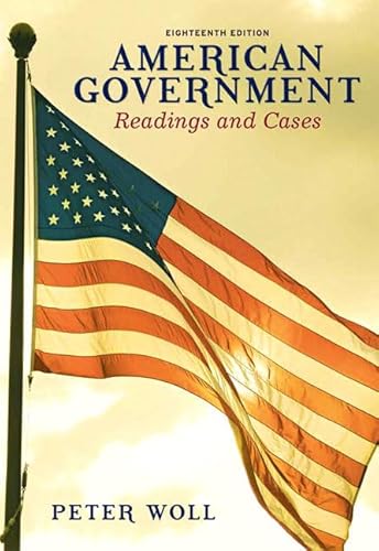 Stock image for American Government: Readings and Cases for sale by SecondSale