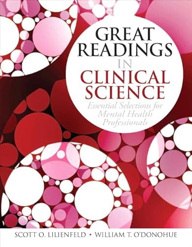 Beispielbild fr Great Readings in Clinical Science: Essential Selections for Mental Health Professionals zum Verkauf von Goodwill San Antonio