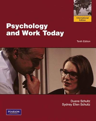 9780205705870: Psychology and Work Today:International Edition