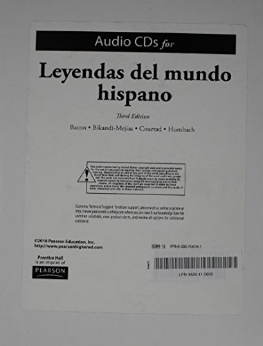 Beispielbild fr Audio CD for Leyendas del mundo hispano zum Verkauf von Buchpark