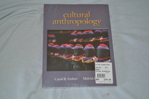 Beispielbild fr Cultural Anthropology: United States Edition Ember, Carol R. and Ember, Melvin zum Verkauf von BennettBooksLtd