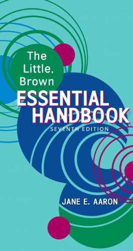 Imagen de archivo de The Little, Brown Essential Handbook, 7th Edition a la venta por SecondSale