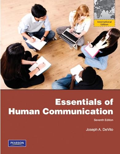 Beispielbild fr Essentials of Human Communication zum Verkauf von ThriftBooks-Dallas