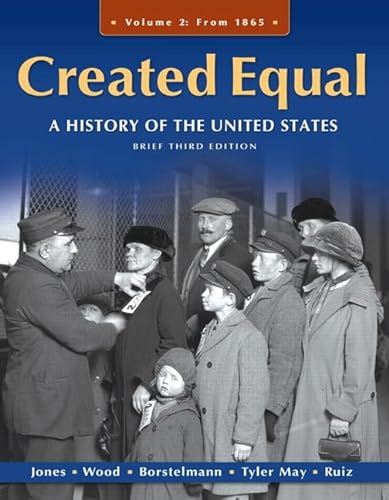 Imagen de archivo de Created Equal: A History of the United States: From 1865: 2 a la venta por Wrigley Books