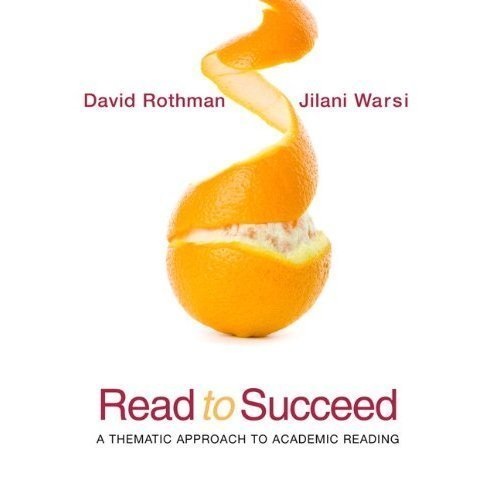 Imagen de archivo de Read to Succeed: Thematic Approach to Academic Reading a la venta por Cronus Books