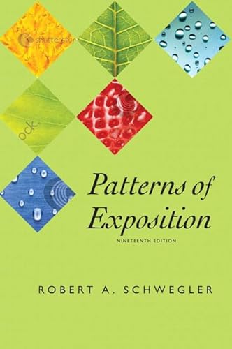 Stock image for Patterns of Exposition for sale by Better World Books