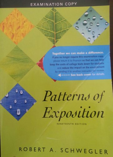9780205731787: Patterns of Exposition