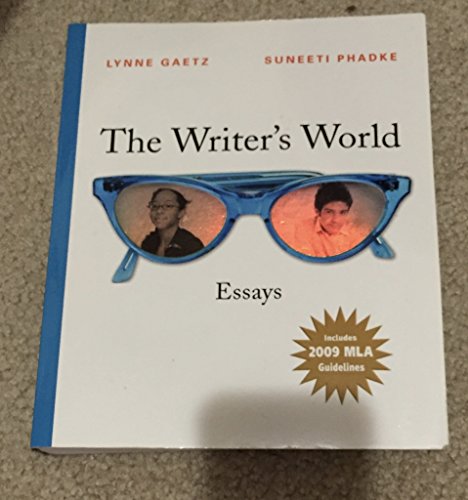 Stock image for The Writer's World: Essays [With Mywritinglab] for sale by ThriftBooks-Atlanta