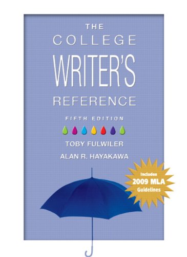 9780205735600: The College Writer's Reference: 2009 MLA Update Edition (5th Edition)