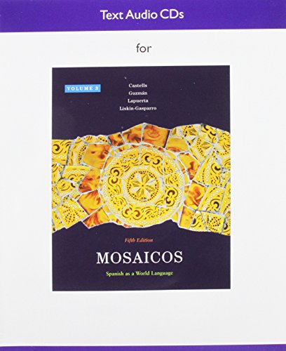 Beispielbild fr Audio CD for Mosaicos, Volume 3 zum Verkauf von Buchpark