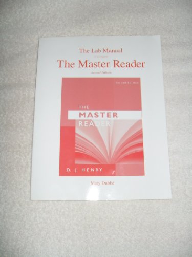 Imagen de archivo de Master Reader, The, Alternate Reading Edition (2nd Edition) a la venta por The Book Cellar, LLC