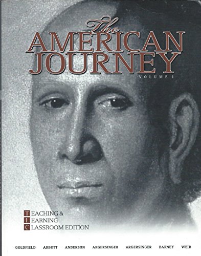 Stock image for The American Journey: Teaching And Learning Classroom ; 9780205739240 ; 0205739245 for sale by APlus Textbooks