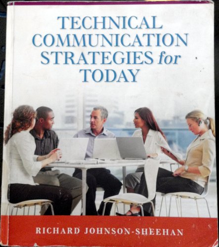 Stock image for Technical Communication Strategies for Today for sale by Better World Books