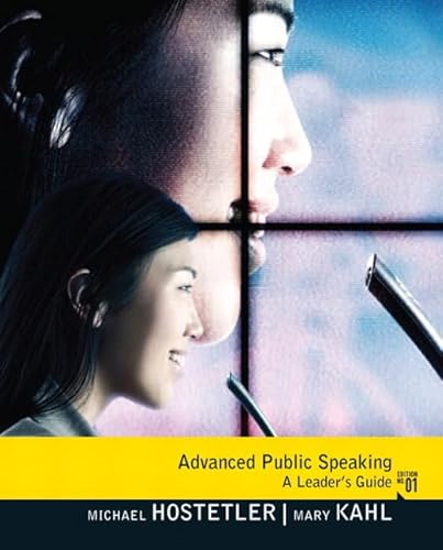 Stock image for Advanced Public Speaking : A Leader's Guide for sale by Better World Books: West