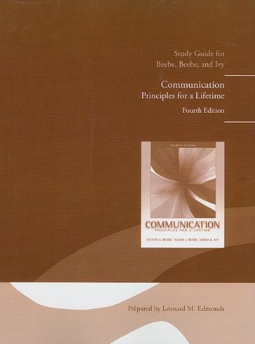 9780205740147: Study Guide for Communication: Principles for a Lifetime