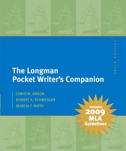 9780205741793: Longman Pocket Writer's Companion, The: MLA Update Edition