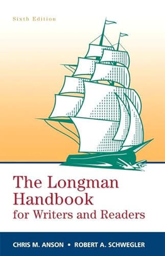 Imagen de archivo de The Longman Handbook for Writers and Readers (6th Edition) a la venta por SecondSale