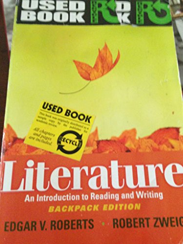 Stock image for Literature: An Introduction to Reading and Writing for sale by ThriftBooks-Dallas