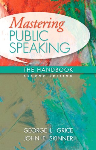 Imagen de archivo de Mastering Public Speaking : The Handbook a la venta por Better World Books