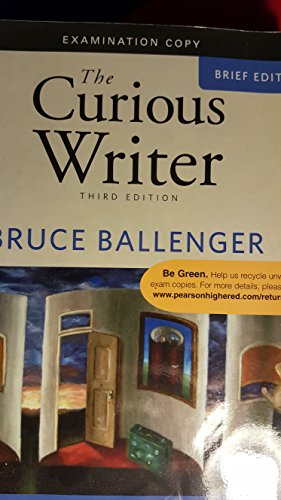 Stock image for The Curios Writer for sale by Better World Books