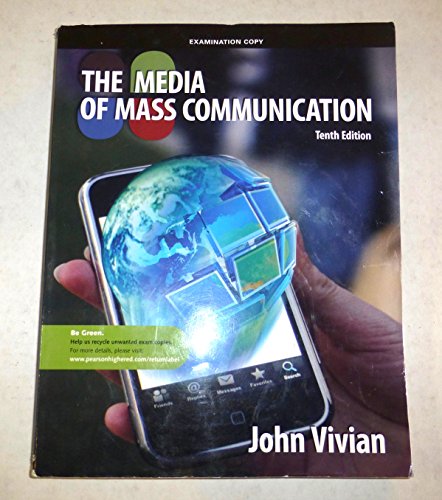 Stock image for The Media of Mass Communication (10th Edition, Paperback) (Examination Copy / Instructor's Edition) for sale by HPB-Movies