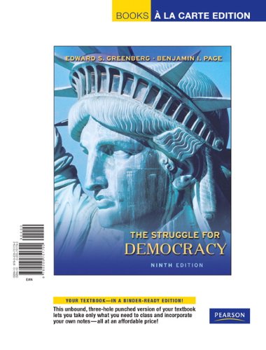 9780205751792: The Struggle for Democracy: Books a La Carte Edition