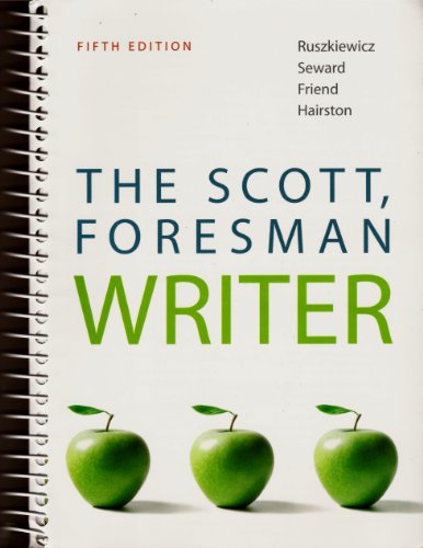 Beispielbild fr The Scott, Foresman Writer zum Verkauf von Better World Books