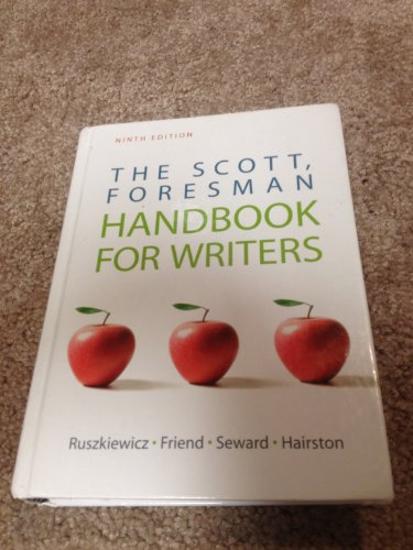 Imagen de archivo de The Scott, Foresman Handbook for Writers a la venta por Better World Books