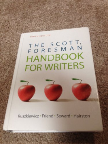 Stock image for The Scott, Foresman Handbook for Writers (9th Edition) for sale by Off The Shelf