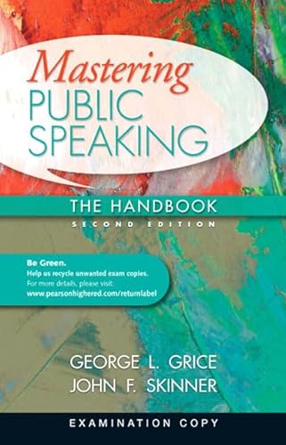 Imagen de archivo de Mastering Public Speaking The Handbook a la venta por Ergodebooks