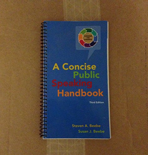 9780205753703: Concise Public Speaking Handbook