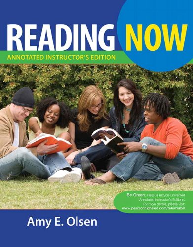 Stock image for Reading Now: Annotated Instructor's Edition (2011 Copyright) for sale by ~Bookworksonline~