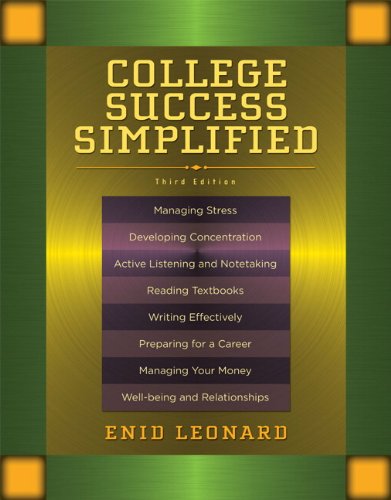 Stock image for College Success Simplified for sale by Better World Books